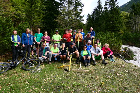 Člani KUDa in MTB kluba Preddvor