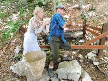 KUD Matije Valjavca Preddvor: Snemanje na Kozjeku in na Zaplati