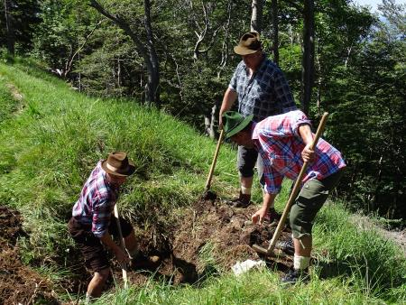 KUD Matije Valjavca Preddvor: Snemanje na Kozjeku in na Zaplati