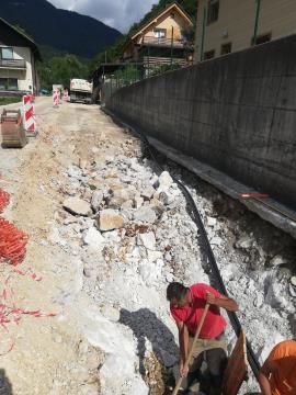 Dela na državni cesti v Tupaličah