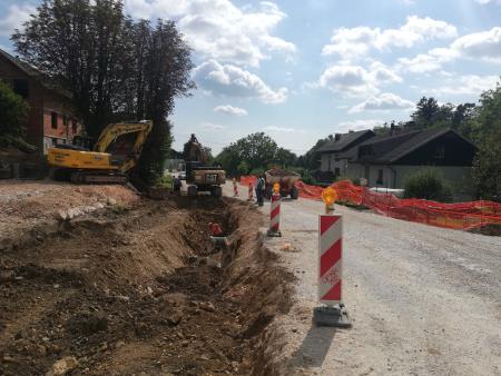 Dela na državni cesti v Tupaličah