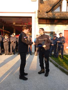 Zahvala vodji intervencije