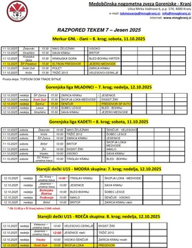 RazporedTekem